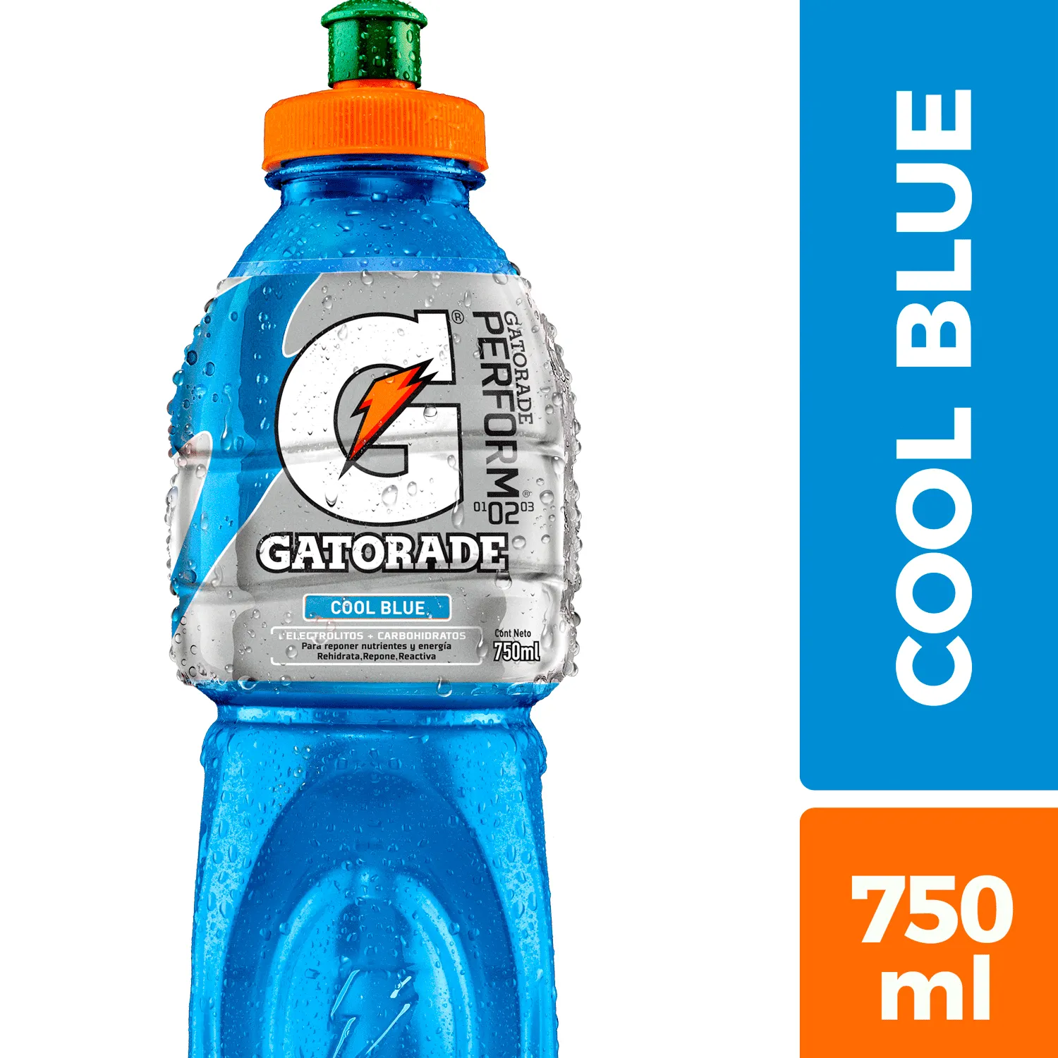 GATORADE COOL BLUE 750 ML - BEBIDAS