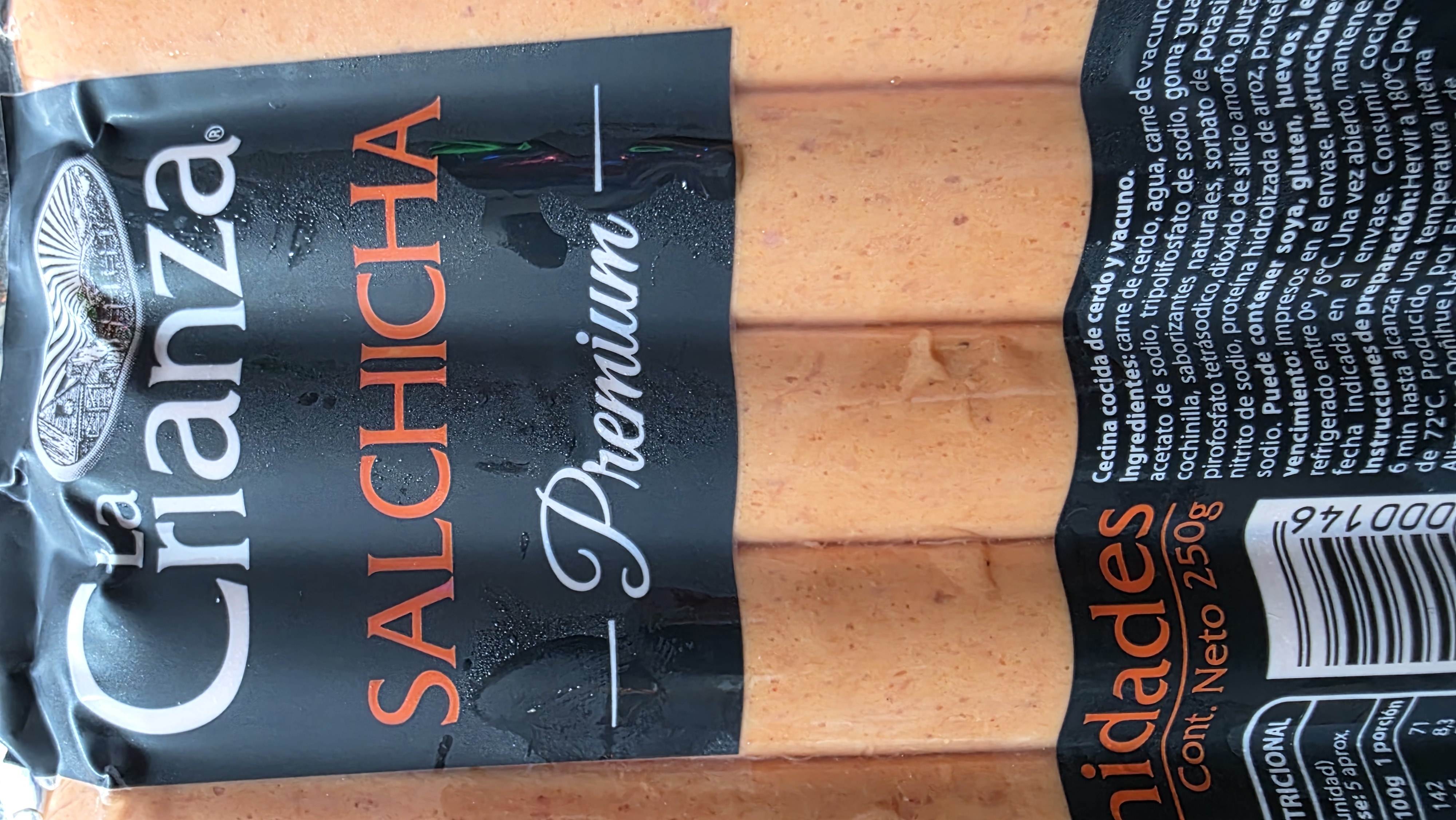 Salchicha la crianza - EMBUTIDOS