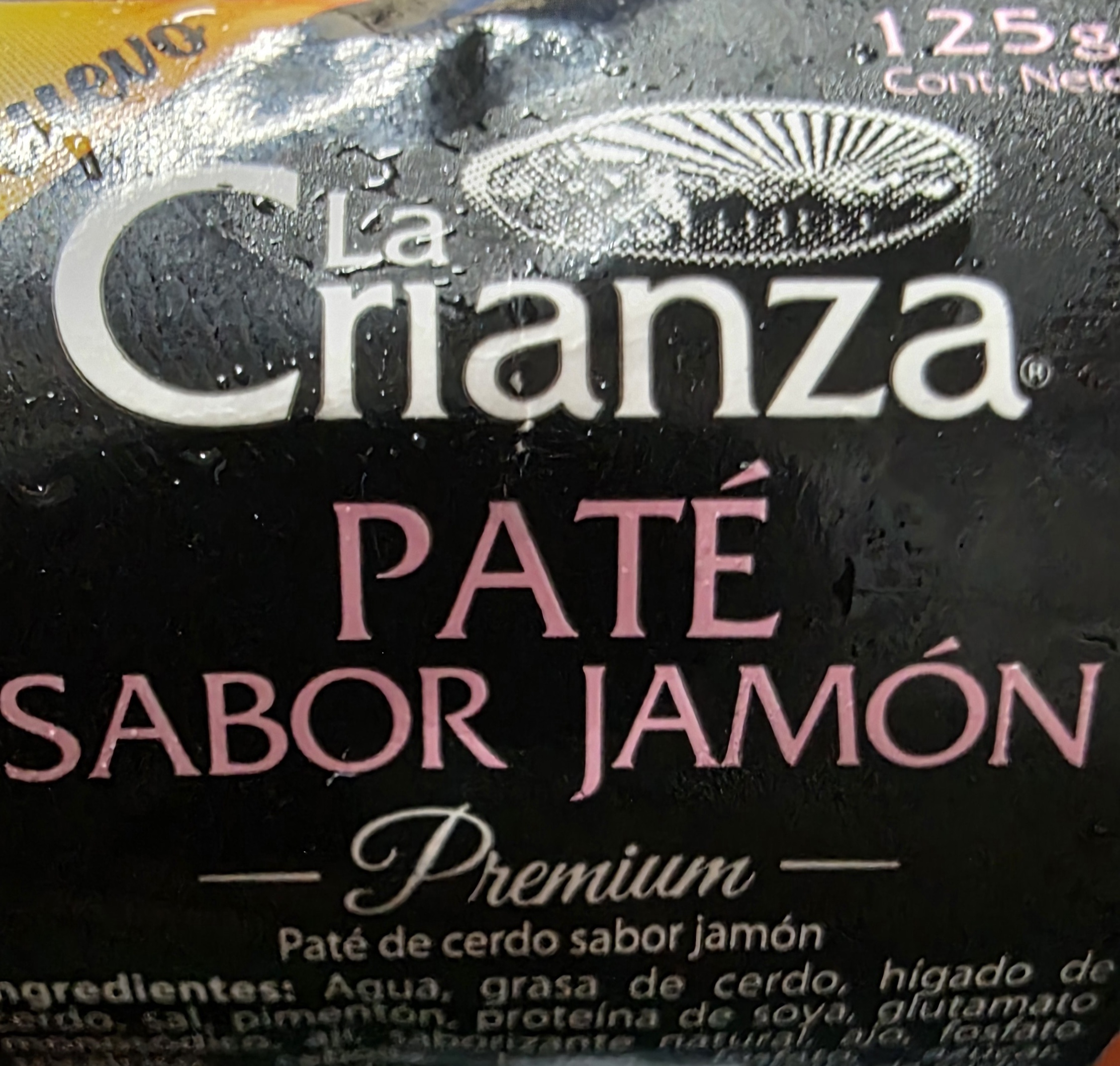 Jamon pate la crianza 125g - EMBUTIDOS