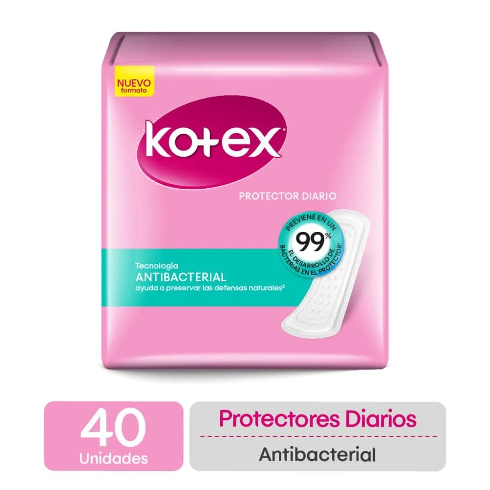 PROTECTOR DIARIO KOTEX 40U - ASEO PERSONAL